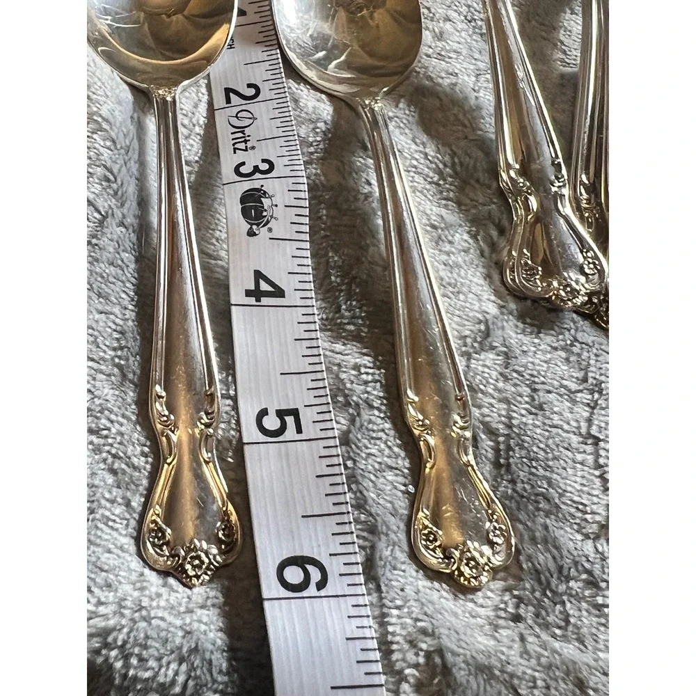 Rogers & Bro Remembrance Silverplate Teaspoons Set of‎ 12 Vintage 6 Inch